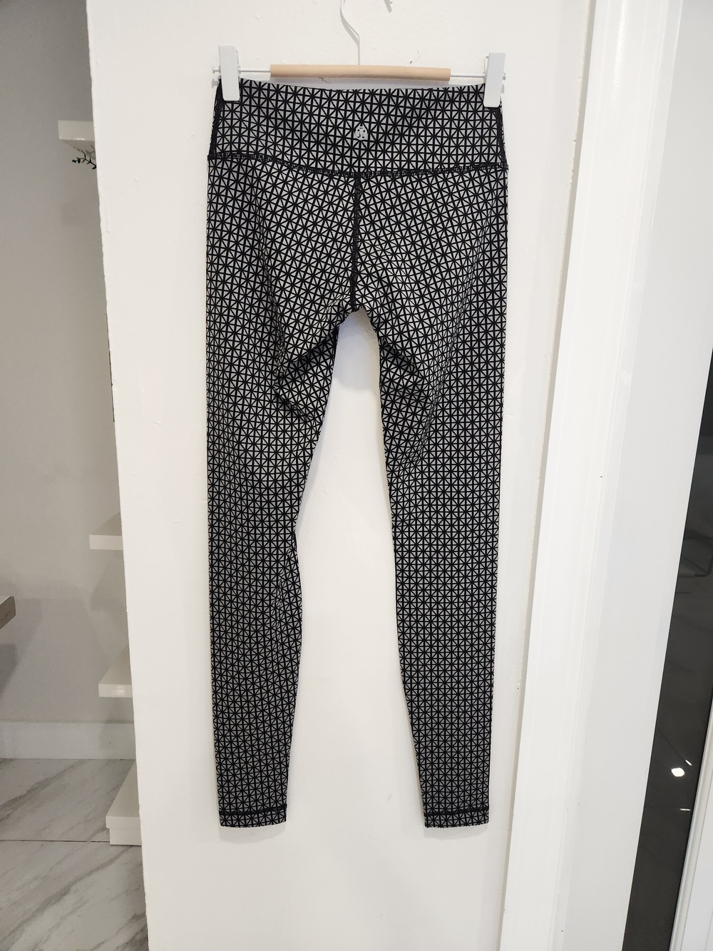 lululemon athletica Black & White Geometric Leggings